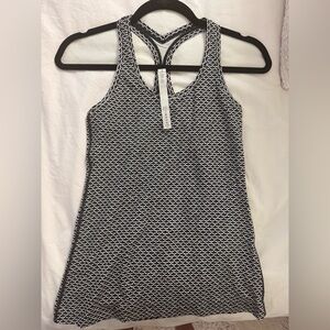 Lululemon Black and White Speckled Tank